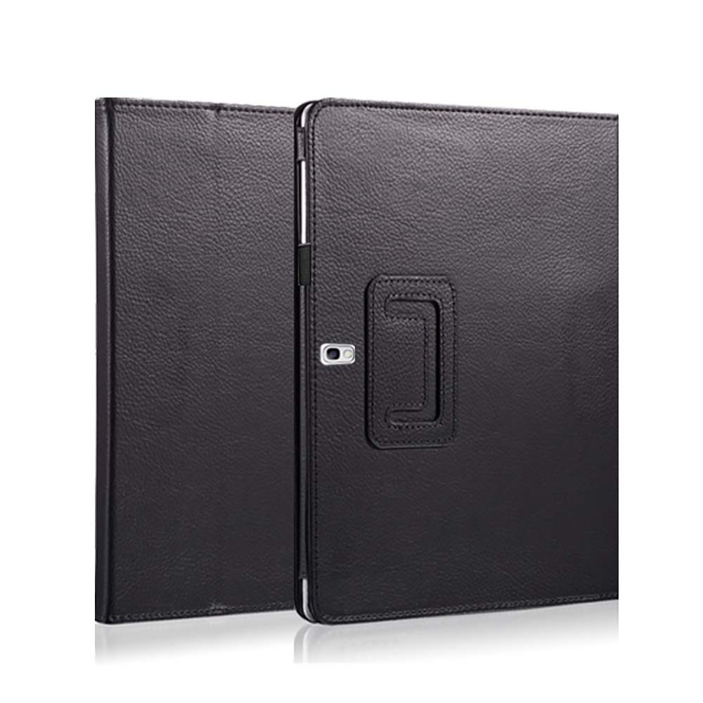 10.5" Two-Fold Folio Stand Case Back Clip Shell Protective Cover for Samsung Galaxy Tab S 10.5 (SM-T800/ T805C) - Image 6