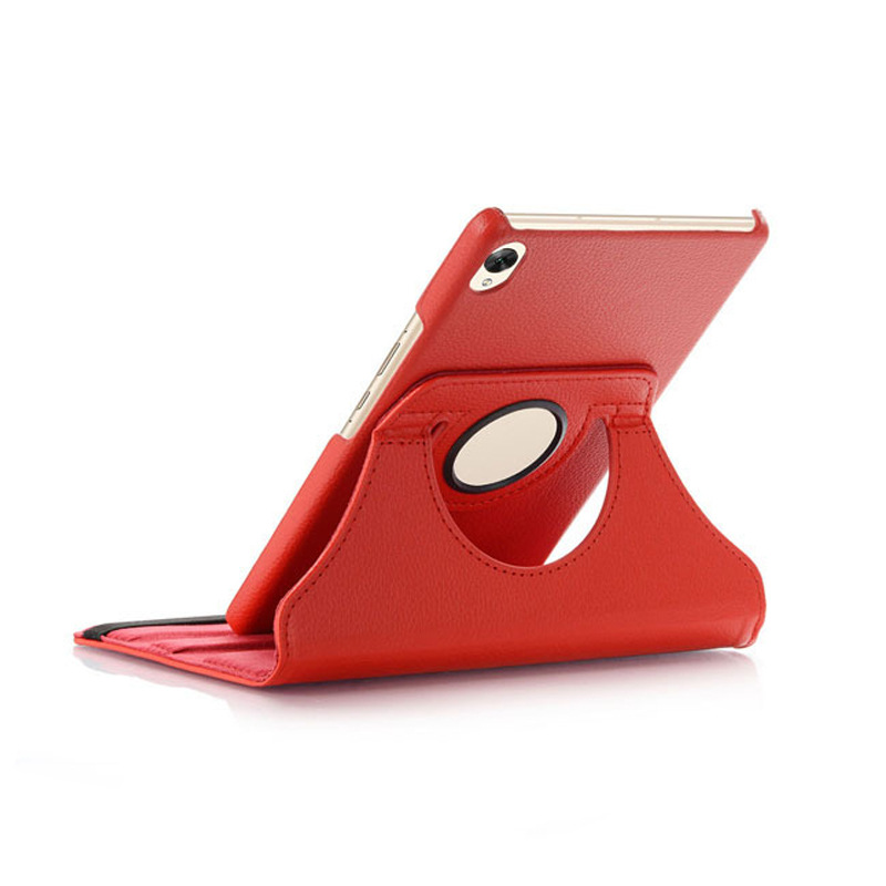 8.4" Rotating Folio Case Leather Shell Protective Cover for 2019 Huawei MediaPad M6 - Image 5