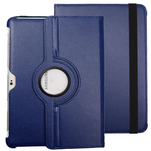 10.1" Rotating Folio Case Leather Shell Protective Cover for Samsung Galaxy Tab 10.1 GT-P7500 P7510 (2011 edition) - Image 8