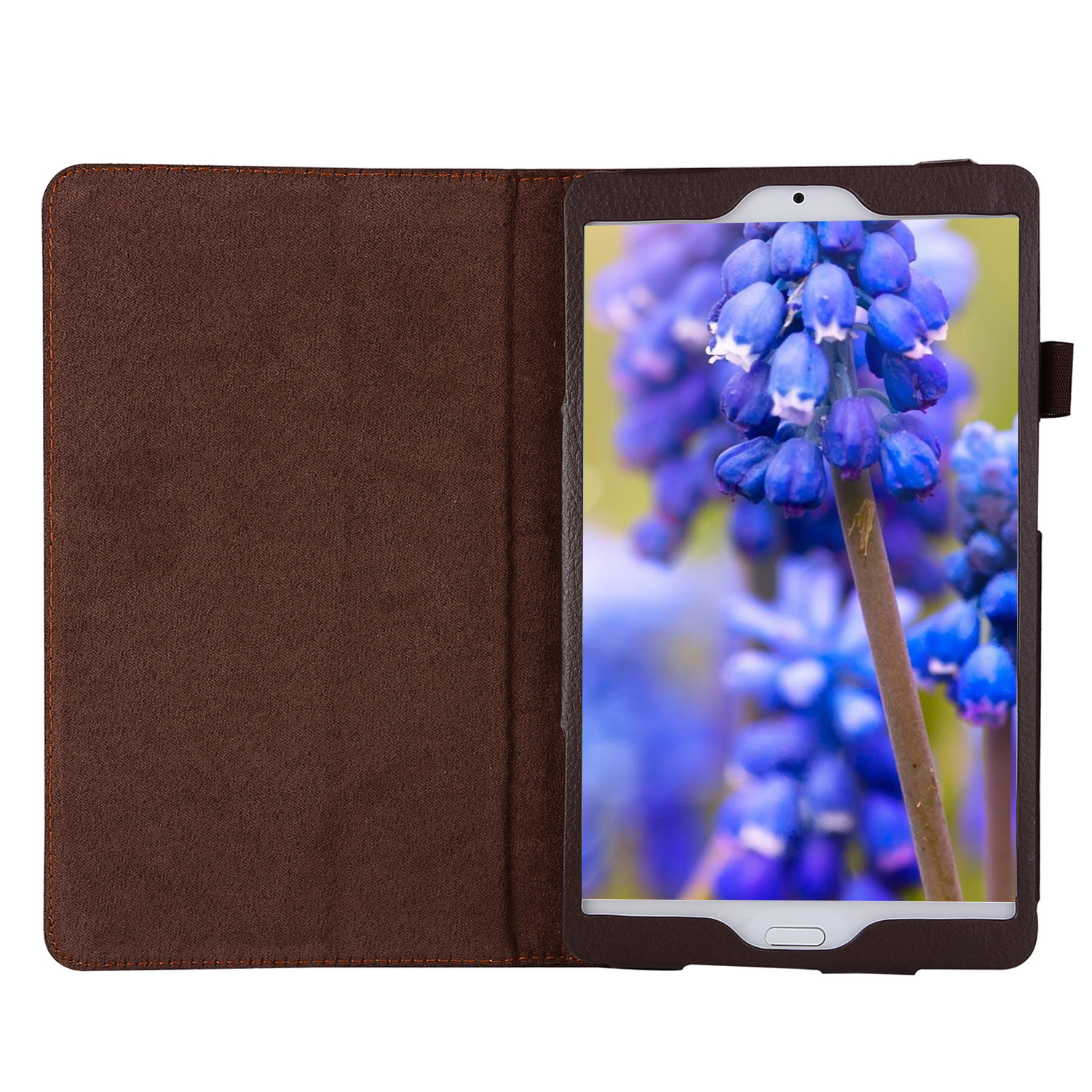 8.4" Two-Fold Folio Stand Case Back Clip Shell Protective Cover for Huawei Mediapad M3 (BTV-W09 BTV-DL09) - Image 2
