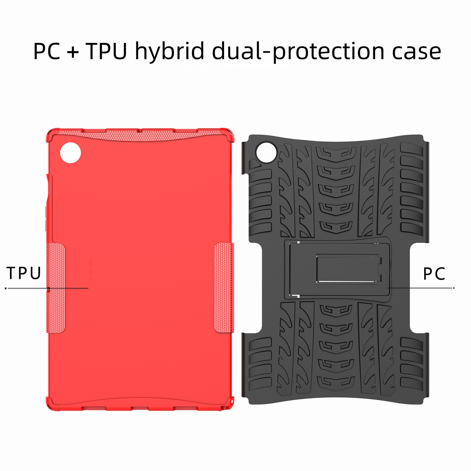 10.5" Drop-proof Case Tablet Protective Shell for Samsung Galaxy Tab A8 10.5 (X200/ X205) - Image 5