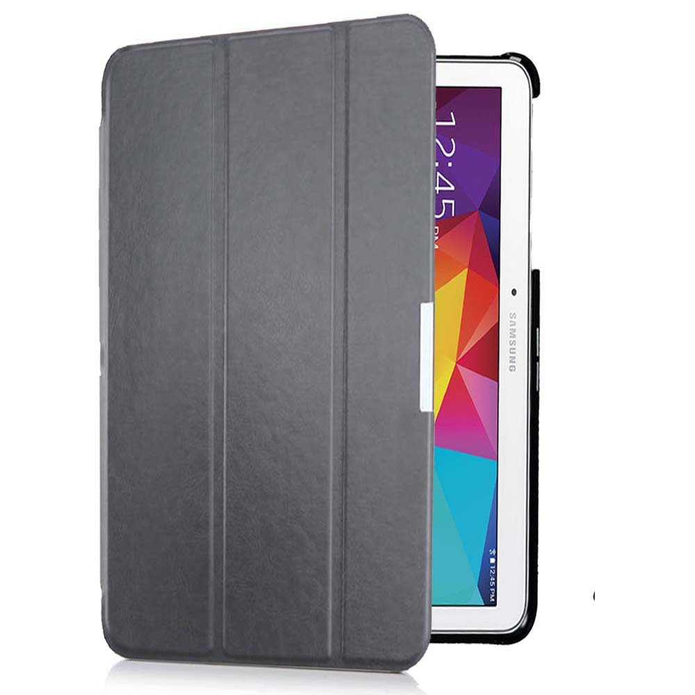 10.1" Tri-Fold Cover Soft leather Shell Folio case for Samsung Galaxy Tab 4 SM-T530/ T531/ T535 - Image 8