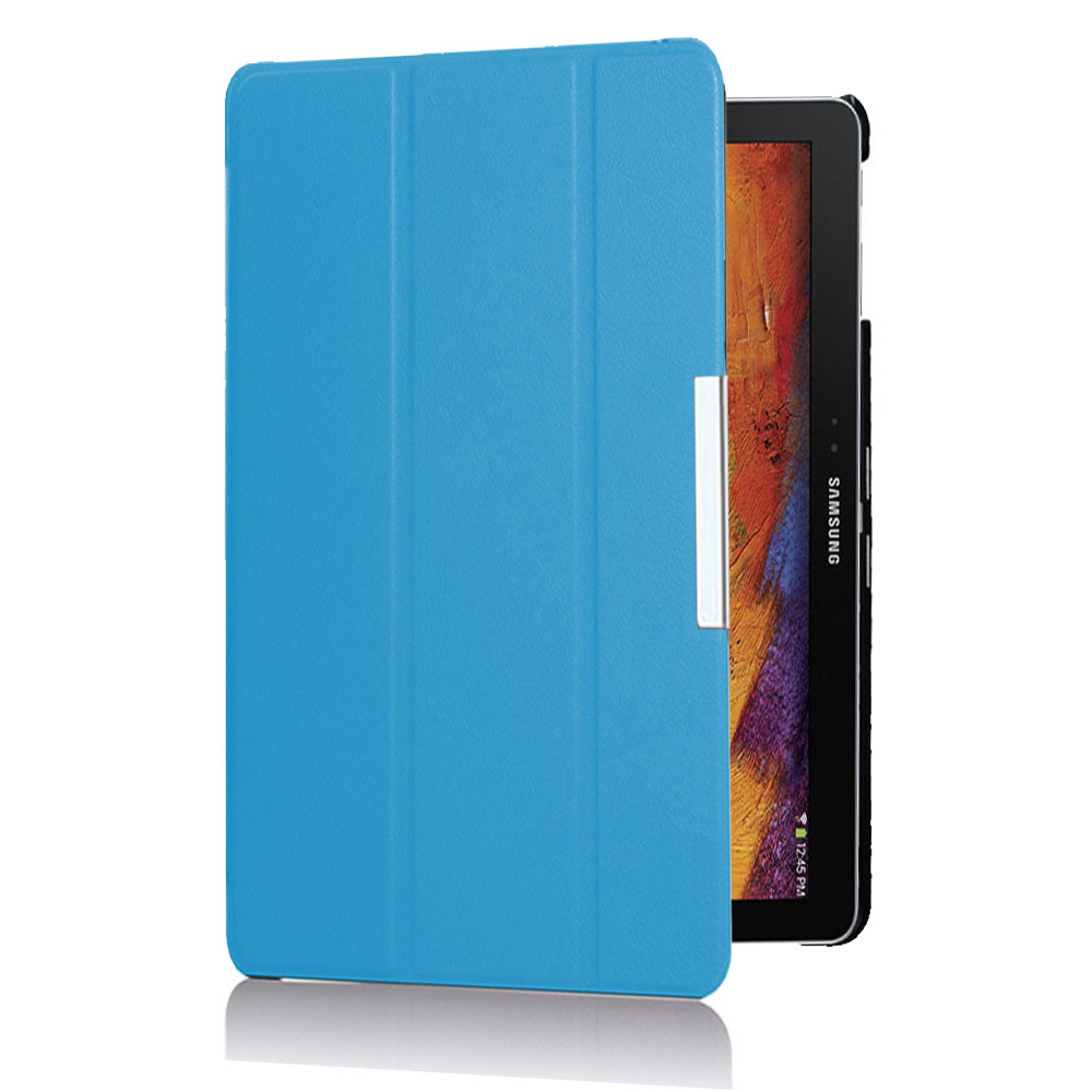 10.1" Tri-Fold Cover Soft leather Shell Folio case for Samsung Galaxy Note 10.1 SM-P601/ P600/ P605 (2014 edition) - Image 9