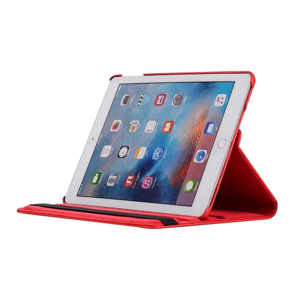9.7" Rotating Folio Case Leather Shell Protective Cover for Apple iPad 6 (Model A1893 A1954) - Image 3
