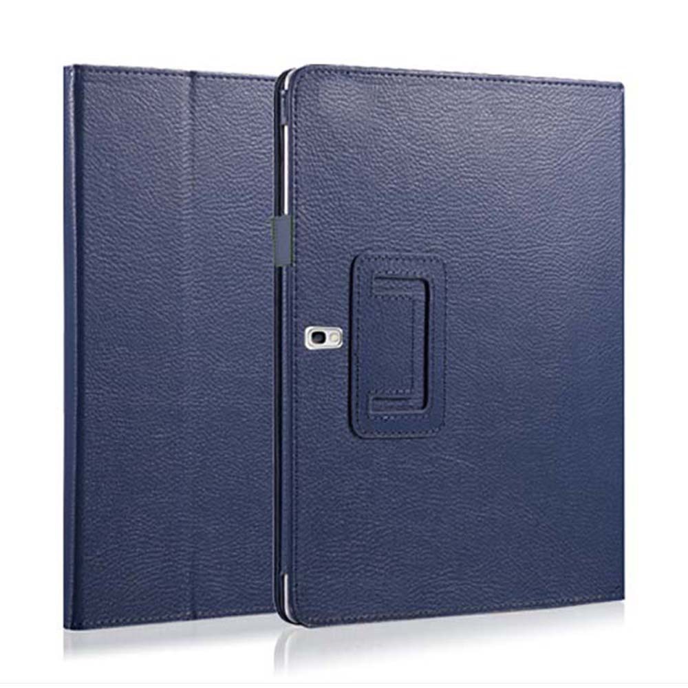 10.1" Foldable Stand Case Leather Shell Drop-Proof Protective Cover for 2014 Samsung Galaxy Note 10.1 (Model SM-P600/ P601/ P605) - Image 8