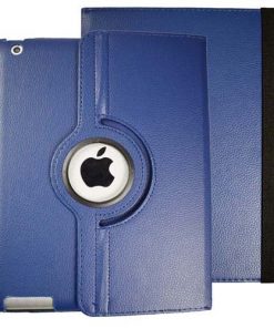 9.7" Rotating Folio Case Leather Shell Protective Cover for Apple iPad 2 (Model A1395 A1396 A1397)