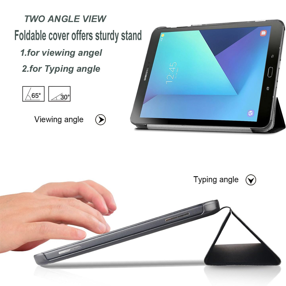 10.5" Tri-Fold Case Magnetic Protective Cover Folio Shell for 2019 Samsung Galaxy Tab S5e 10.5 SM-T720/ T725 - Image 4