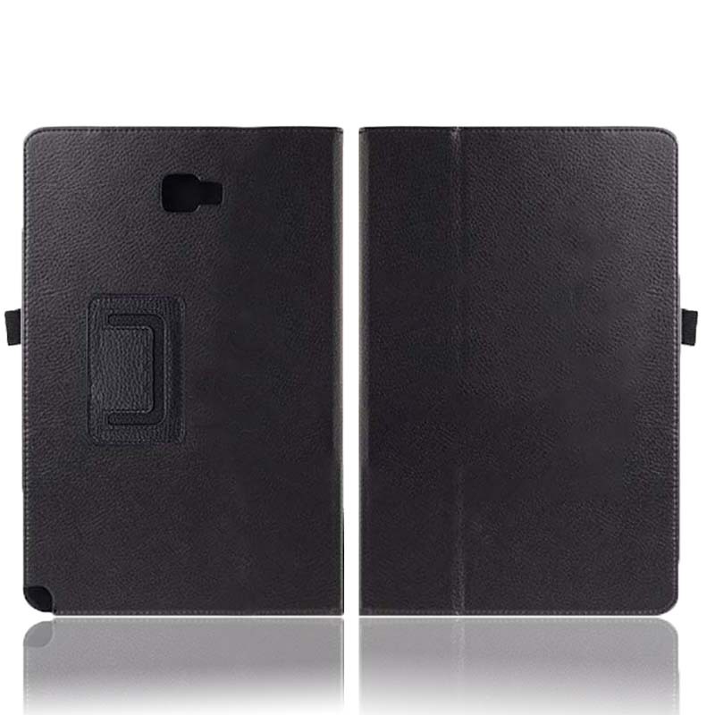 10.1" Foldable Stand Case Leather Shell Drop-Proof Protective Cover for Samsung Galaxy Tab A6 10.1 with S Pen P580/ P585 - Image 4