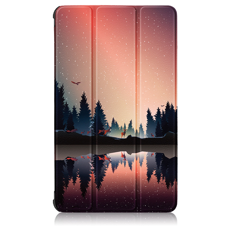 8.7" Tri-Fold Cover Soft leather Shell Folio case for Samsung Galaxy Tab A7 Lite 8.7 (SM-T220/ T225) - Image 25