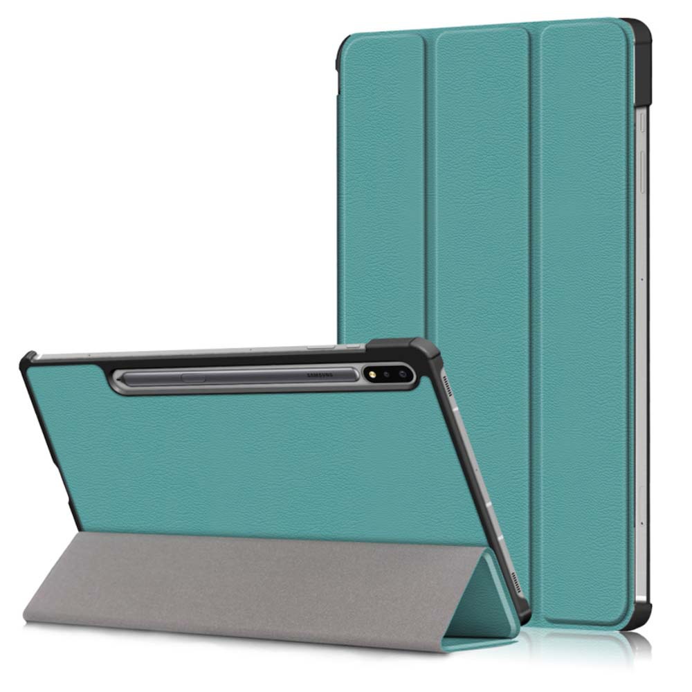 11" Tri-Fold Case Magnetic Protective Cover Folio Shell for 2020 Samsung Galaxy Tab S7 (SM-T870/ T875/ T878) - Image 10