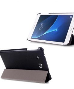 Alternative view of 7" Tri-Fold Cover Soft leather Shell Folio case for Samsung Galaxy Tab A6 (Model SM-T280/ T285)