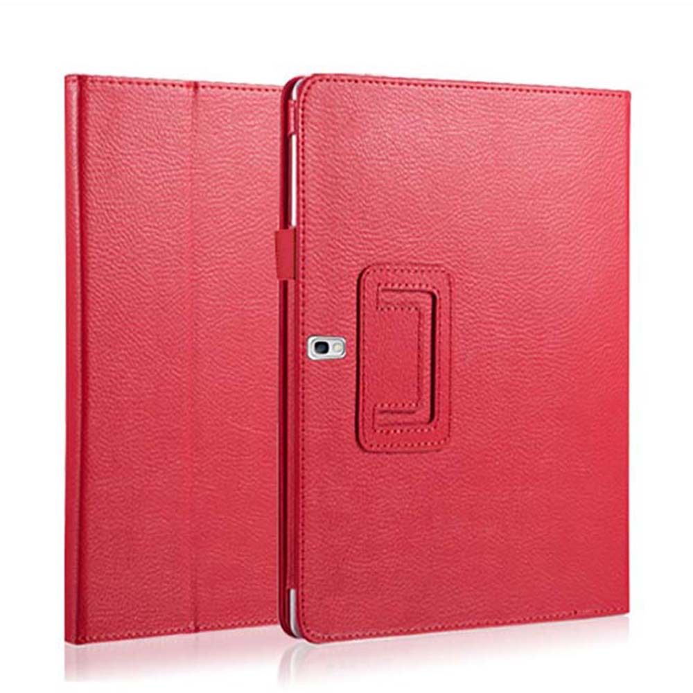 10.5" Two-Fold Folio Stand Case Back Clip Shell Protective Cover for Samsung Galaxy Tab S 10.5 (SM-T800/ T805C) - Image 4
