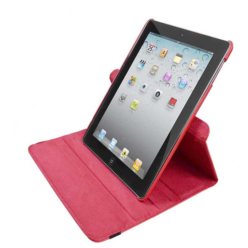 9.7" Rotating Folio Case Leather Shell Protective Cover for Apple iPad 6 (Model A1893 A1954) - Image 4