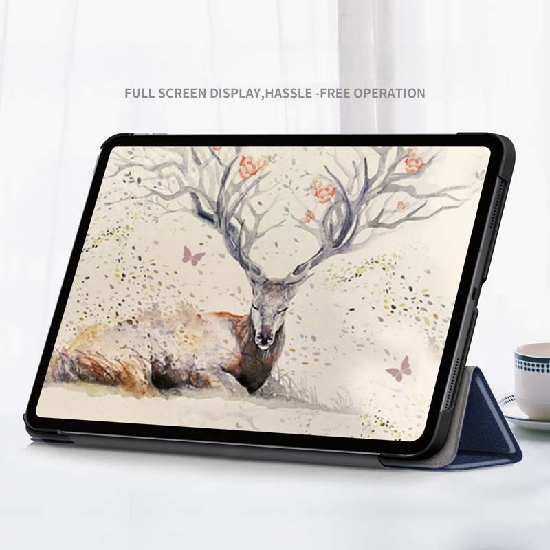 11" Tri-fold leather Case Folio Cover Protective Shell for 2020 Apple iPad Air 4 (Model A2072 A2316 A2324) - Image 2