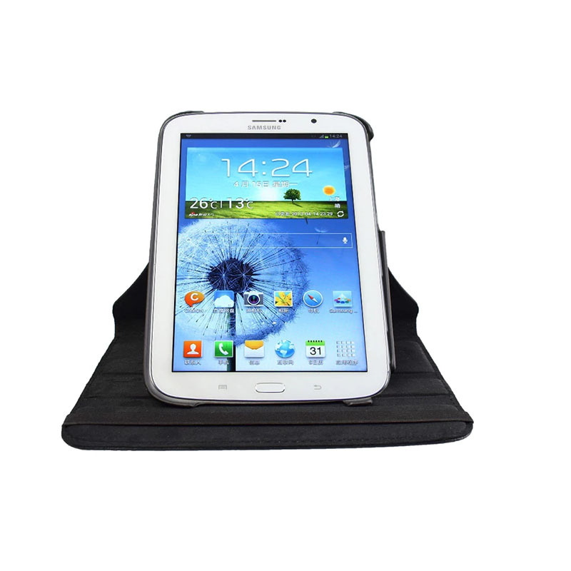 8" Rotating Folio Case Leather Shell Protective Cover for Samsung Galaxy Note 8.0 N5100/ N5110/ N5112 (2013 released) - Image 2