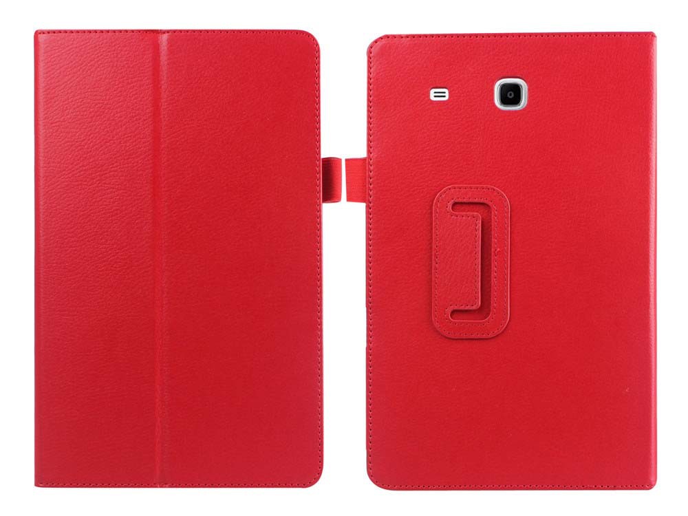 9.6" Two-Fold Folio Stand Case Back Clip Shell Protective Cover for Samsung Galaxy Tab E 9.6 SM-T565/ T567
