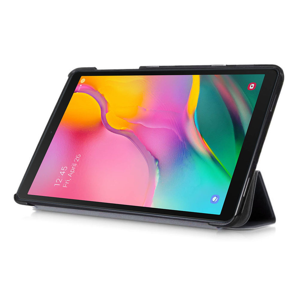 10.1" Tri-Fold Cover leather Shell Folio case for 2019 Samsung Galaxy Tab A 10.1(Model SM-T510/ T515) - Image 2