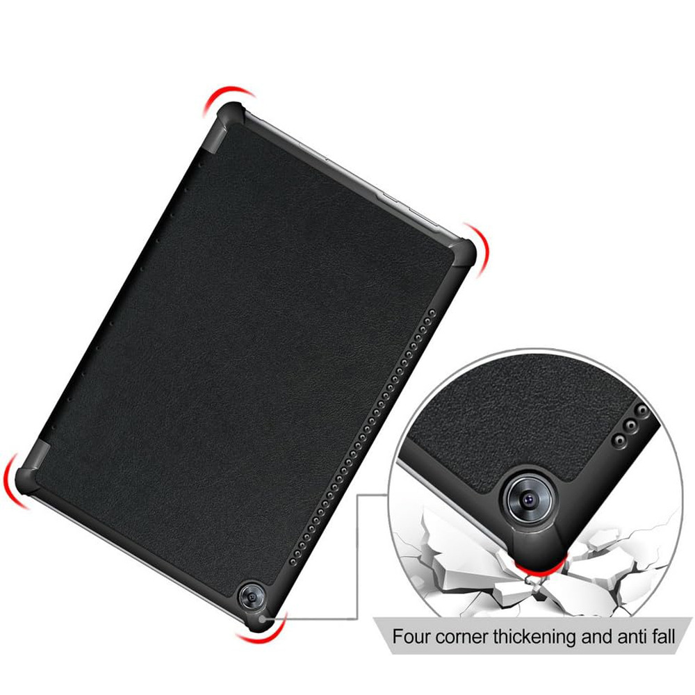 10.8" Tri-Fold Cover Soft leather Shell Folio case for Huawei M5 CMR-W09/W19/AL09 - Image 2