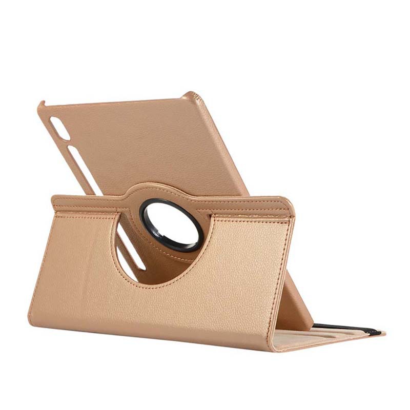 12.4" Rotating Folio Case Leather Shell Protective Cover for Samsung Galaxy Tab S8 Plus (X800/ X805) - Image 2