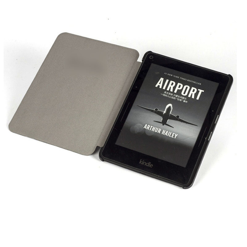 6" Flip Shell Leather Case Drop-Proof Protective Cover for Amazon Kindle Voyage 1499 - Image 3