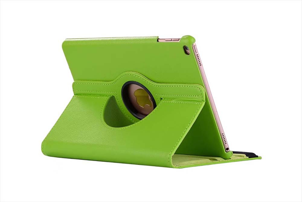 9.7" Rotating Folio Case Leather Shell Protective Cover for Apple iPad 6 (Model A1893 A1954) - Image 9