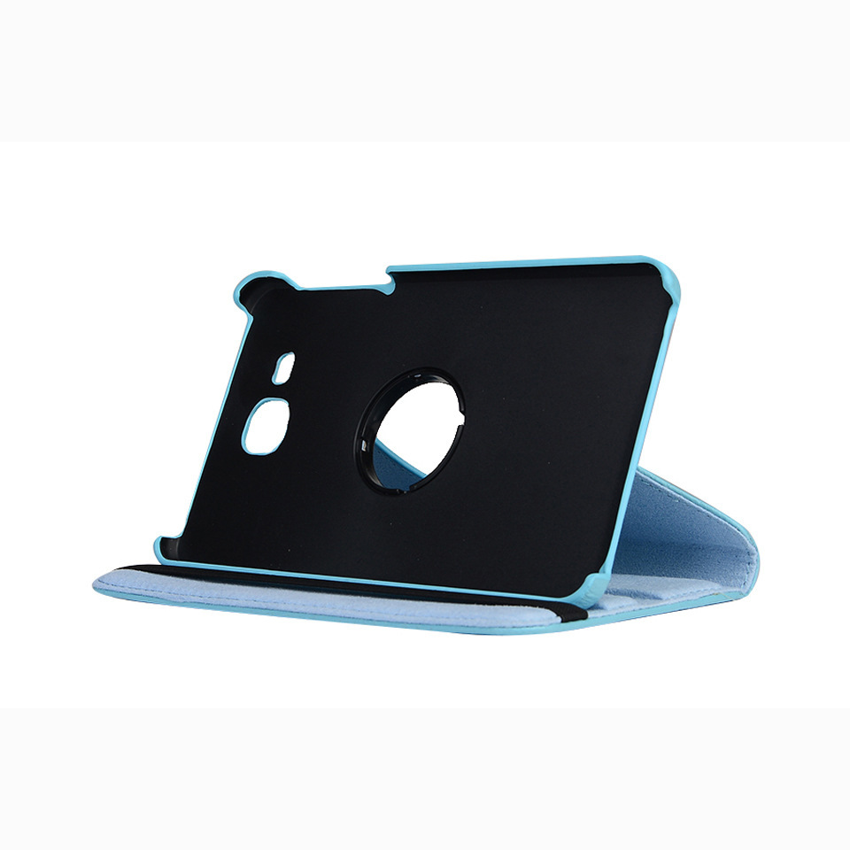 7" Rotating Folio Case Leather Shell Protective Cover for Samsung Galaxy Tab A6 7.0 (T280/T285) - Image 3