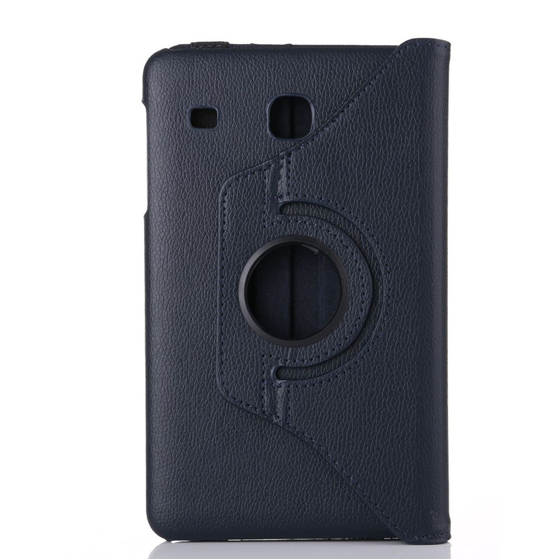 360° Rotating Pebbled Leather Case Folio Shell Protective Cover for Samsung Galaxy Tab E 8'' (T377/ T375) - Image 8