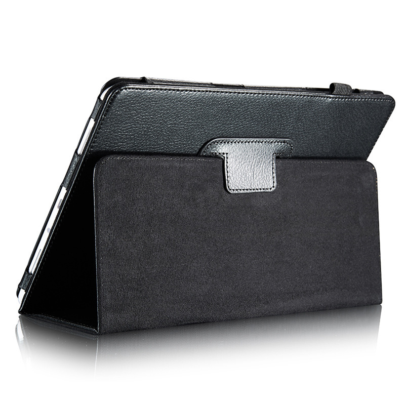 9.7" Foldable Stand Case Leather Shell Drop-Proof Protective Cover for Samsung Galaxy Tab A (Model SM-T550/ T555/ P550/ P555) - Image 3