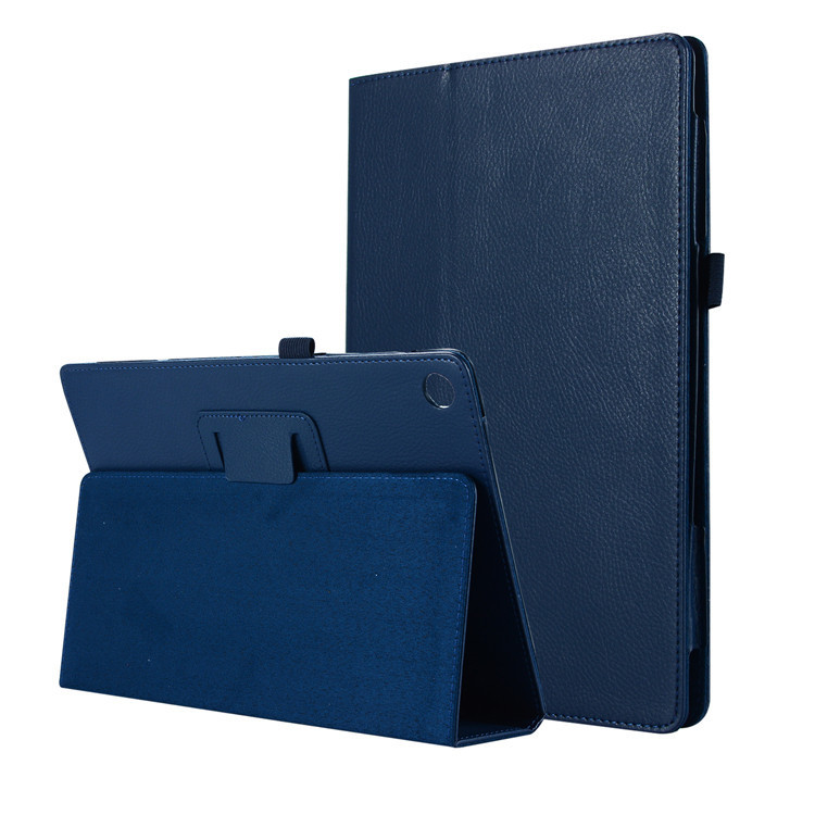10.1" Two-Fold Folio Stand Case Back Clip Shell Protective Cover for Lenovo Tab M10 HD (2nd Gen)-TB-X306F/ X - Image 11