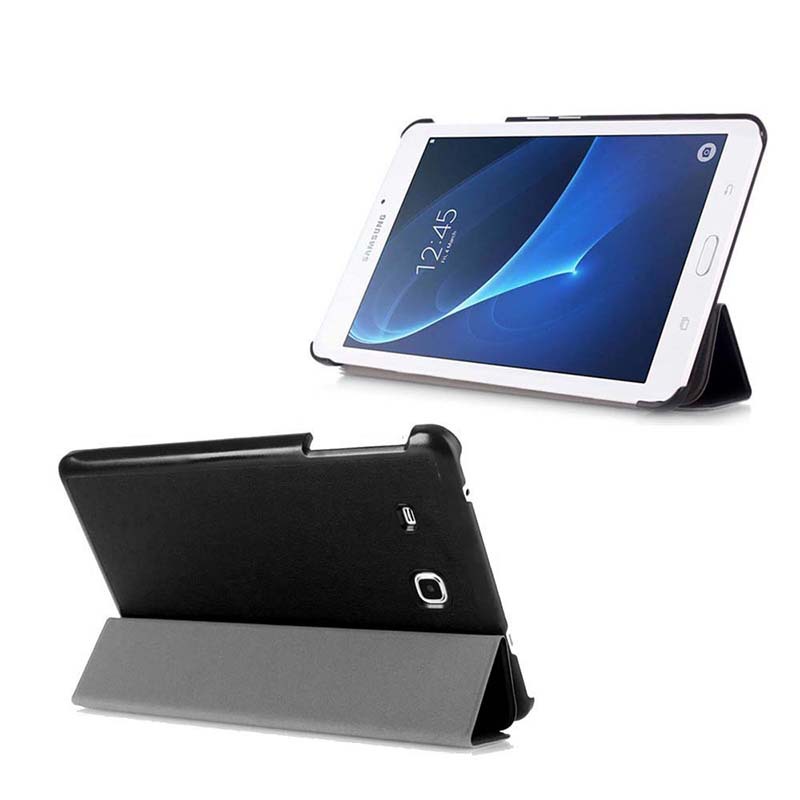 7" Tri-Fold Cover Soft leather Shell Folio case for Samsung Galaxy Tab A6 (Model SM-T280/ T285C) - Image 2