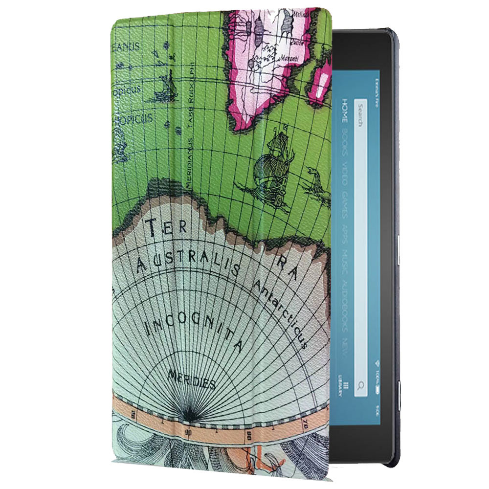 8" Flip Shell Leather Case Drop-Proof Protective Cover for Amazon Kindle Fire HD 8 5th Gen 2015 - Image 4