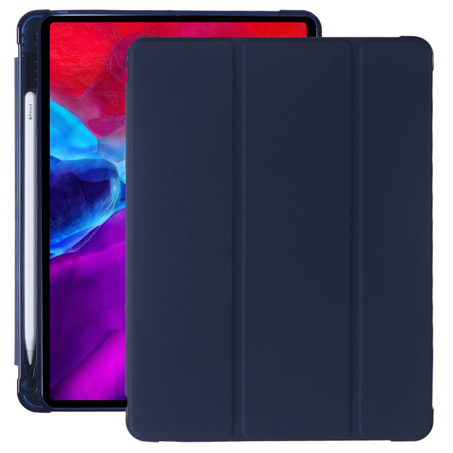 10.5" Tri-Fold Case Soft TPU leather Shell folio Cover with pen holder for Apple iPad Pro (Model A1701 A1709 A1852) - Image 8