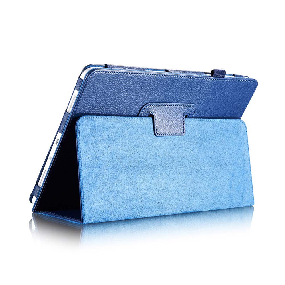 9.7" Two-Fold Folio Stand Case Back Clip Shell Protective Cover for Samsung Galaxy Tab S3 9.7 (SM-T820/ T825) - Image 3