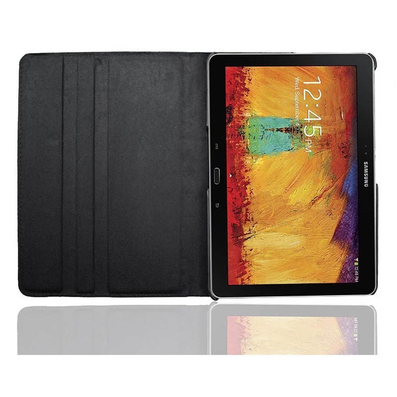10.1" Rotating Folio Case Leather Shell Protective Cover for Samsung Galaxy Note 10.1 SM-P600/ P601 (2014 edition) - Image 4