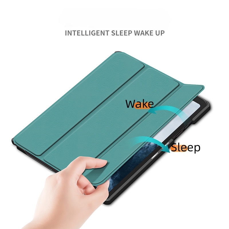 10.4" Tri-Fold Cover Soft leather Shell Folio case for Samsung Galaxy Tab A7 10.4 SM-T500/ T505 - Image 4