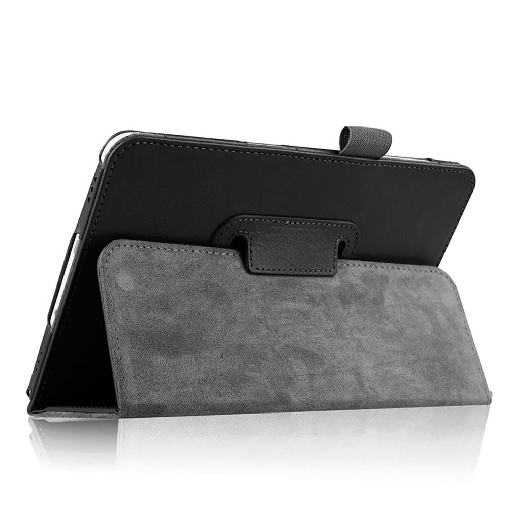 9.7" Two-Fold Folio Stand Case Back Clip Shell Protective Cover for Samsung Galaxy Tab S3 9.7 (SM-T820/ T825) - Image 4