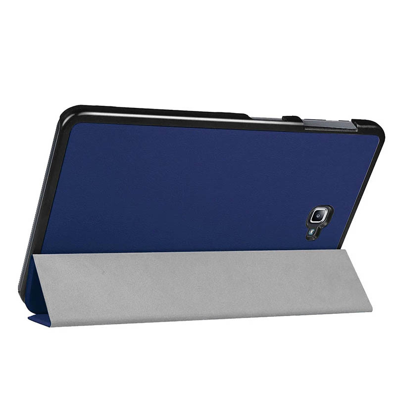 10.1" Tri-Fold Cover Soft leather Shell Folio case for Samsung Galaxy Tab A6 (Model SM-T580/ T585/ T587) - Image 3