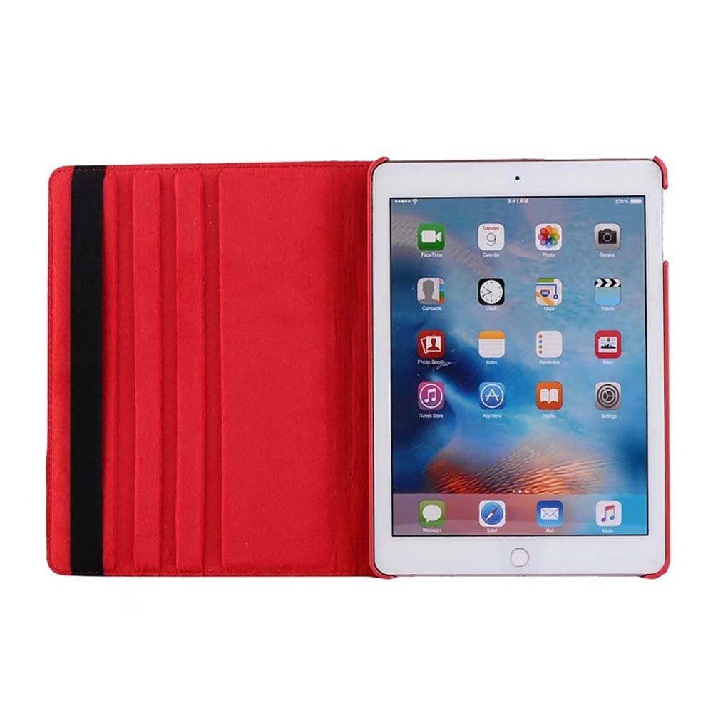 9.7" Rotating Folio Case Leather Shell Protective Cover for Apple iPad 6 (Model A1893 A1954) - Image 2