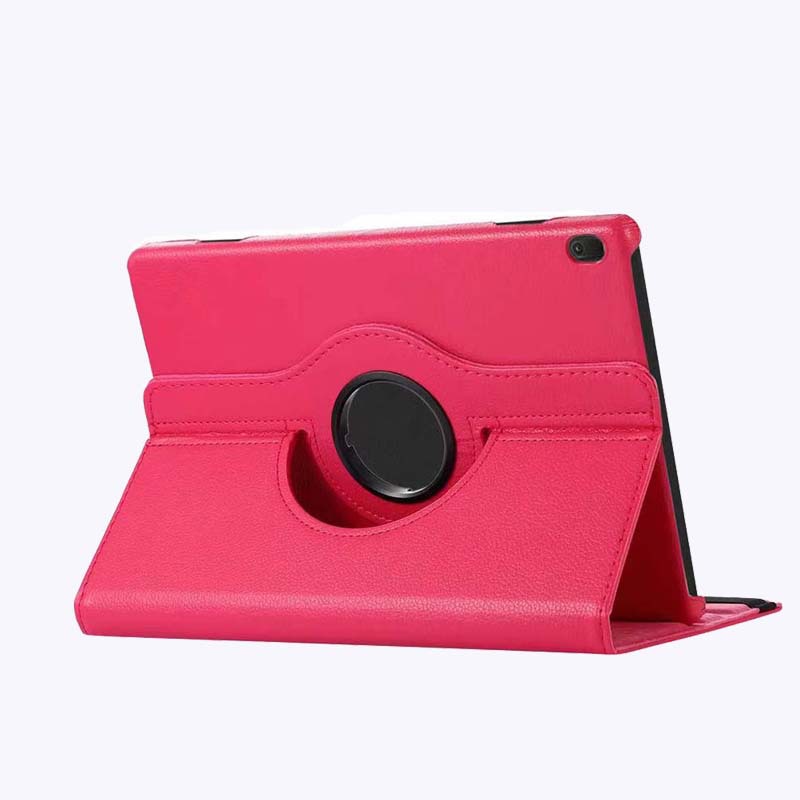 8" Rotating Folio Case Leather Shell Protective Cover for Lenovo Tab M8 HD (TB-8505F TB-8505X) - Image 2