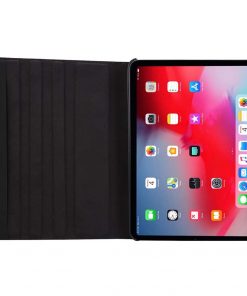 Alternative view of 11" Rotating Folio Case Leather Shell Protective Cover for Apple iPad Pro (2018 released)