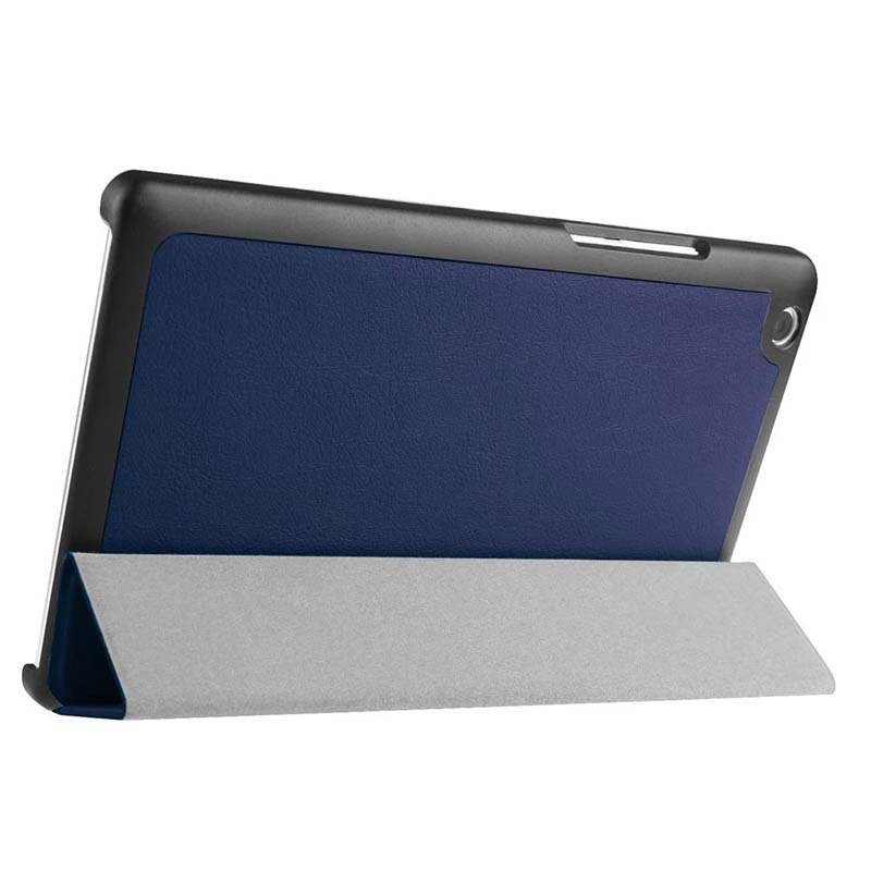 8" Tri-Fold Cover Soft leather Shell Folio case for Lenovo Tab 3 (Model TB3-850F TB3-850M) - Image 3