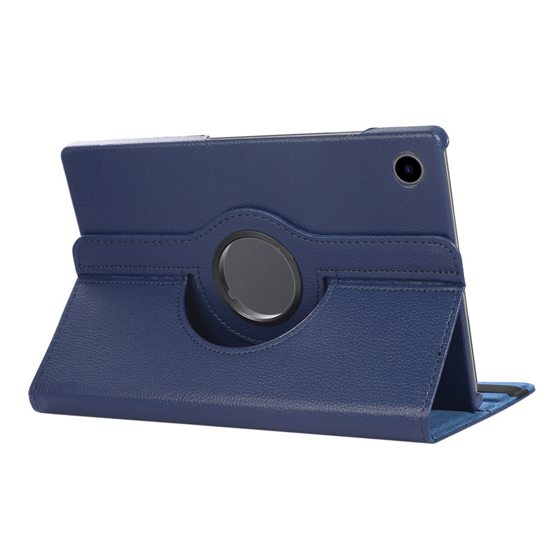 360° Rotating Pebbled Leather Case Folio Shell Protective Cover for Samsung Galaxy Tab A8 10.5" (X200/ X205) - Image 6