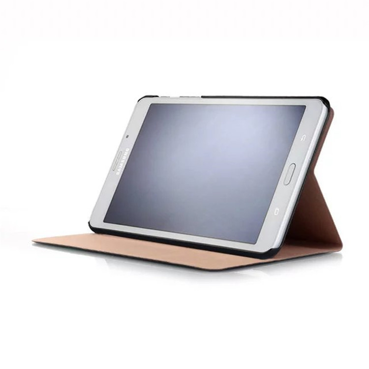 7" Foldable Stand Case Leather Shell Drop-Proof Protective Cover for Samsung Galaxy Tab A6 (Model T280/ T285C) - Image 4