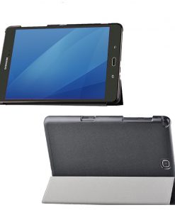 Alternative view of 8" Tri-Fold Cover Soft leather Shell Folio case for Samsung Galaxy Tab A 8.0 (Model SM-T350/ T355C/ P350)