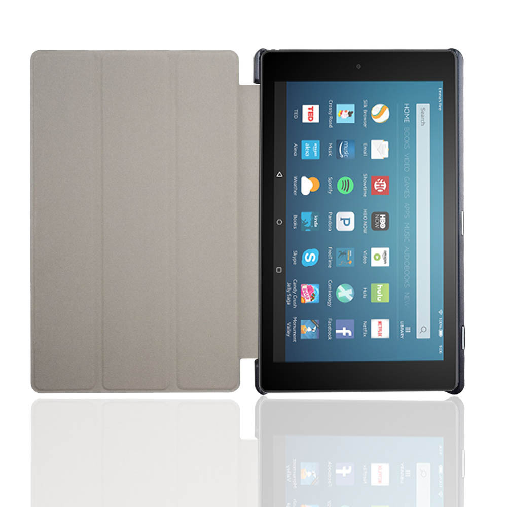 8" Flip Shell Leather Case Drop-Proof Protective Cover for Amazon Kindle Fire HD 8 5th Gen 2015 - Image 3