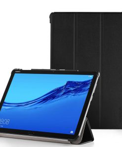 10.1" Tri-Fold Cover Soft leather Shell Folio case for Huawei MediaPad M3 Lite (BAH-W09/L09/AL00)