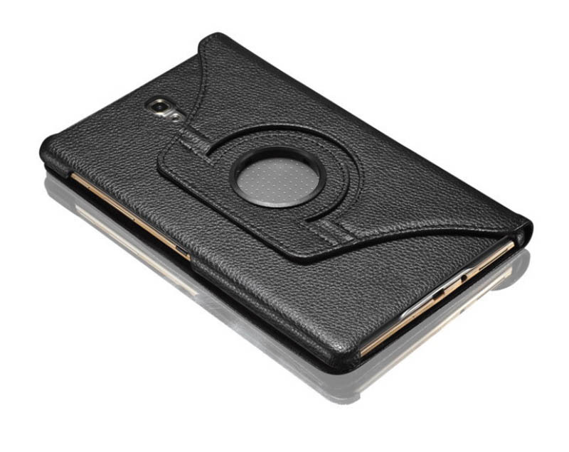 360° Rotating Pebbled Leather Case Folio Shell Protective Cover for Samsung Galaxy Tab S 8.4'' (SM-T700/ T705) - Image 7