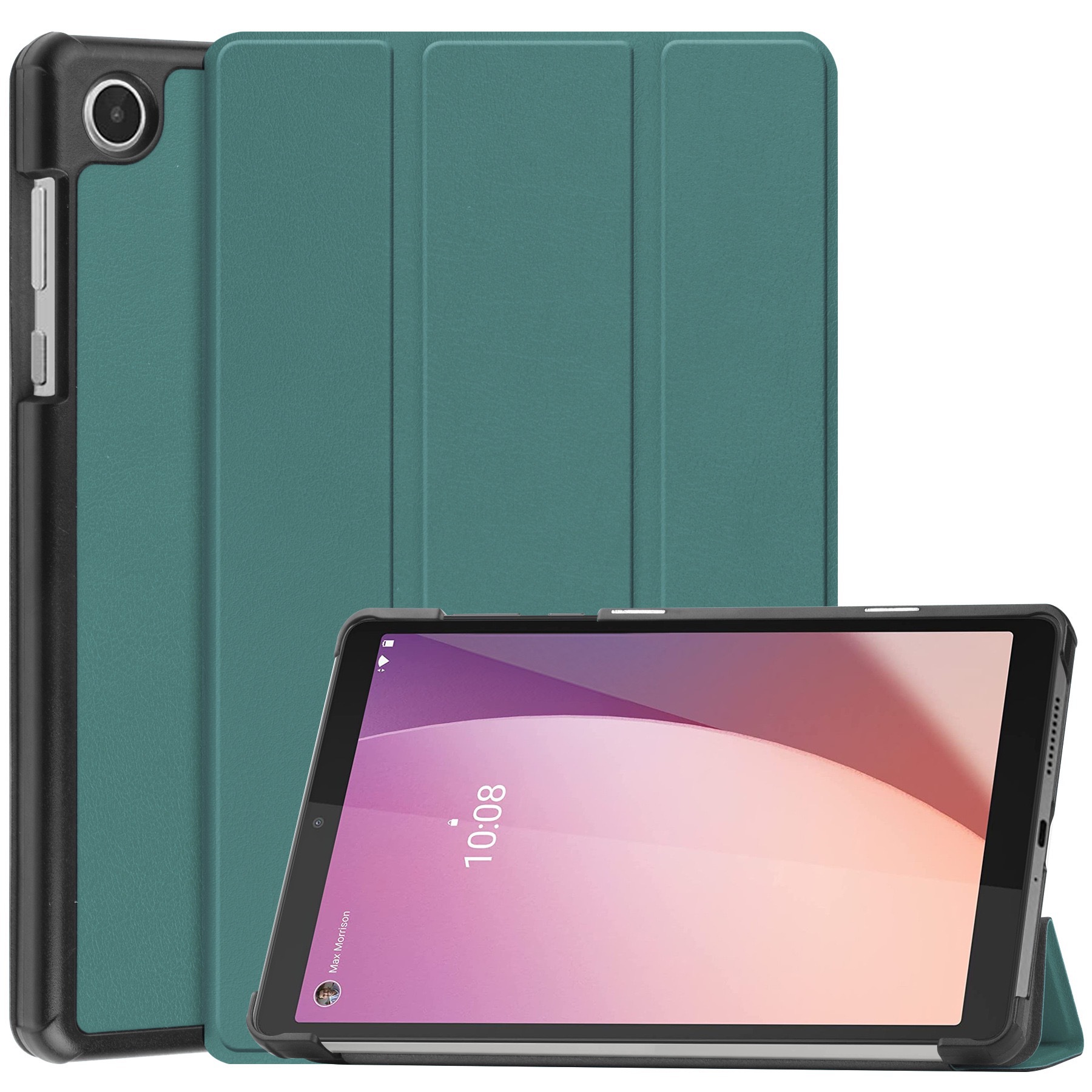 8" Premium Smart Case Slim Shockproof Leather Cover for Lenovo Tab M8 4th Gen - Image 9