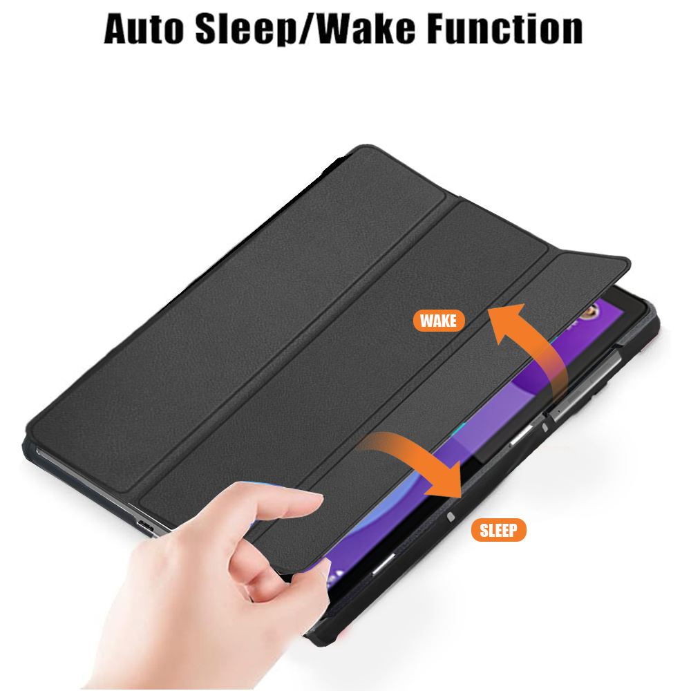 10.1" Premium Smart Case Slim Shockproof Leather Cover for Lenovo Tab 4 10 Plus (TB-X704F/ TB-X704N) - Image 4