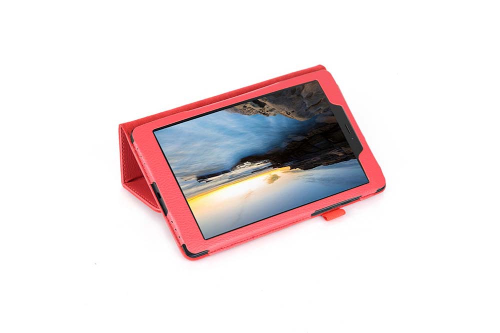 10.4" Two-Fold Folio Stand Case Litchi pattern Shell Protective Cover for Samsung Galaxy Tab A7 10.4 (SM-T500/ T505/ T507) - Image 4